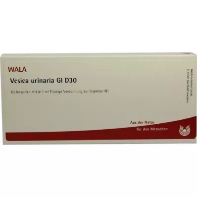 VESICA URINARIA GL D 30 Ampollas, 10X1 ml