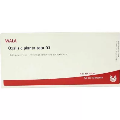 OXALIS E planta tota D 3 Ampollas, 10X1 ml