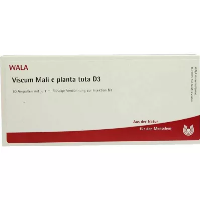 Viscum mali e planta tota d 3 ampollas, 10x1 ml