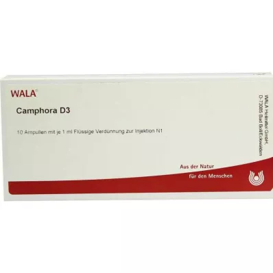 CAMPHORA D 3 Ampollas, 10X1 ml CAMPHORA D 3 Ampollas, 10X1 ml