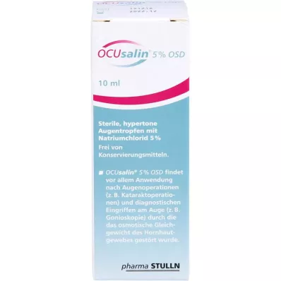 OCUSALIN 5% OSD Gotas para los ojos, 1X10 ml