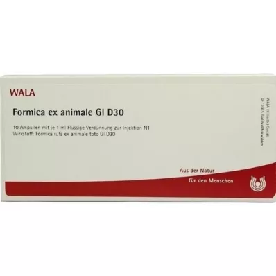 FORMICA EX animale GL D 30 ampollas, 10X1 ml