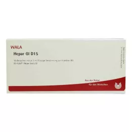 HEPAR GL D 15 Ampollas, 10X1 ml