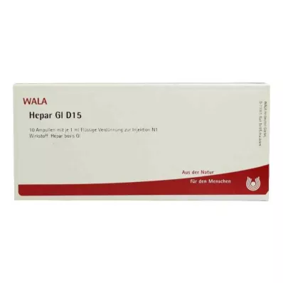 HEPAR GL D 15 Ampollas, 10X1 ml