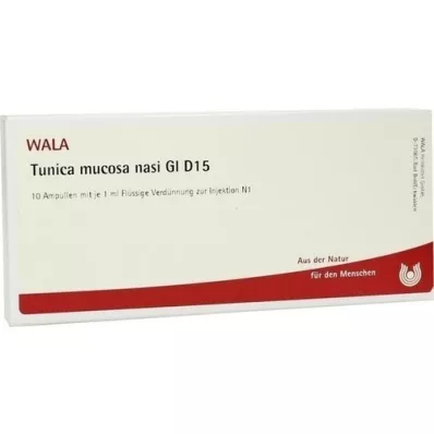 TUNICA mucosa nasi GL D 15 ampollas, 10X1 ml