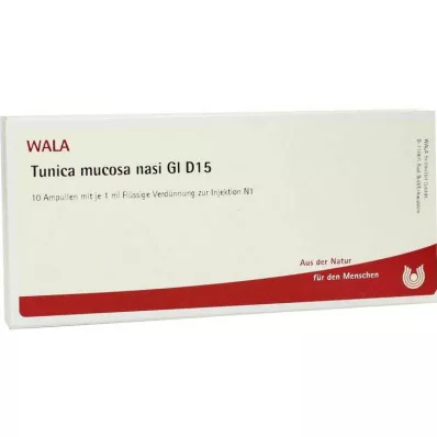Túnica mucosa nasal. GL D 15 ampollas, 10X1 ml