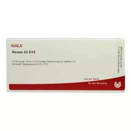 RENES GL D 15 Ampollas, 10X1 ml