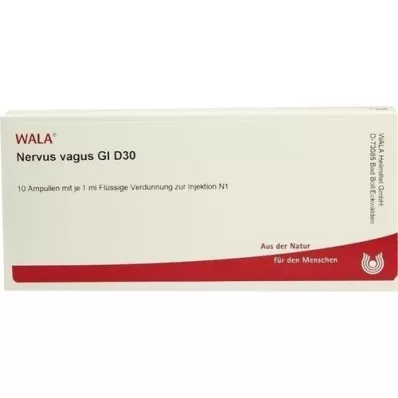NERVUS VAGUS GL D 30 Ampollas, 10X1 ml