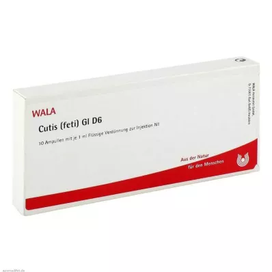 CUTIS feti GL D 6 ampollas, 10X1 ml