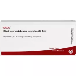 DISCI lumbares intervertebrales GL D 6 ampollas, 10X1 ml