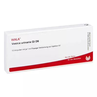 VESICA URINARIA GL D 6 Ampollas, 10X1 ml