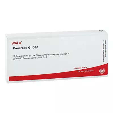 PANCREAS GL D 10 ampollas, 10X1 ml