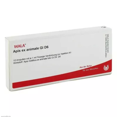 Apis ex animale GL D 6 ampollas, 10X1 ml