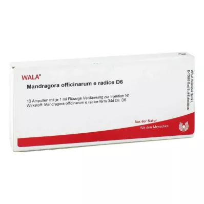MANDRAGORA OFFICINARIUM e radice D 6 Ampollas, 10X1 ml