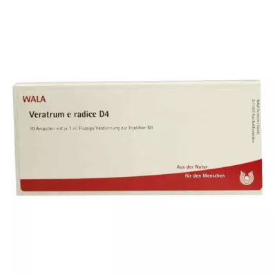 VERATRUM E radice D 4 Ampollas, 10X1 ml