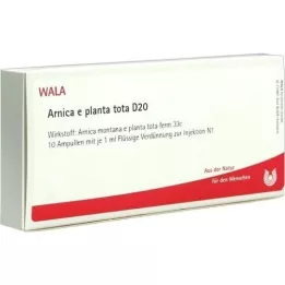 ARNICA E Planta tota D 20 Ampollas, 10X1 ml