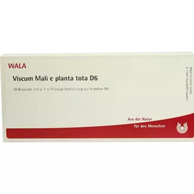 VISCUM MALI e planta tota D 6 Ampollas, 10X1 ml VISCUM MALI e planta tota D 6 Ampollas, 10X1 ml