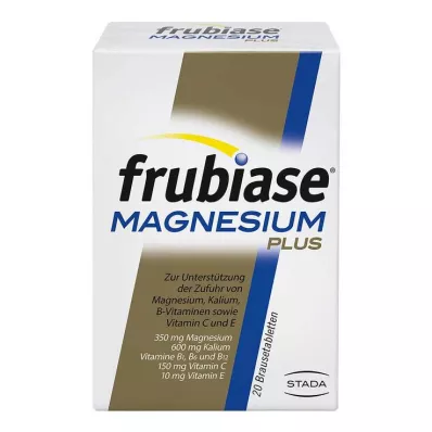 FRUBIASE MAGNESIUM Plus Comprimidos Efervescentes, 20 uds