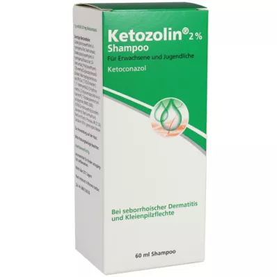 KETOZOLIN Champú al 2%, 60 ml