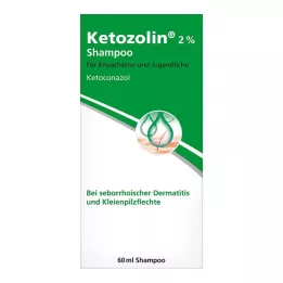 KETOZOLIN Champú al 2%, 60 ml