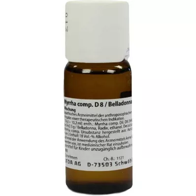 MYRRHA comp.D 8/Belladonna Radix D 10 aa mezcla, 50 ml