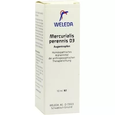 MERCURIALIS PERENNIS D 3 gotas oftálmicas, 10 ml