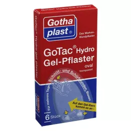 GOTAC Lámina para heridas con almohadilla de gel, 6 unidades