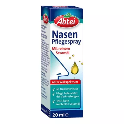 Aerosol nasal de aceite de cuidado nasal Abbey, 20 ml