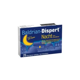 BALDRIAN DISPERT Pastilla nocturna para conciliar el sueño, 25 uds