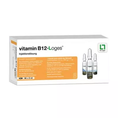 solución inyectable de vitamina B12-Loges®, 50x2 ml