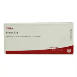 GRANAT D 15 Ampollas, 10X1 ml