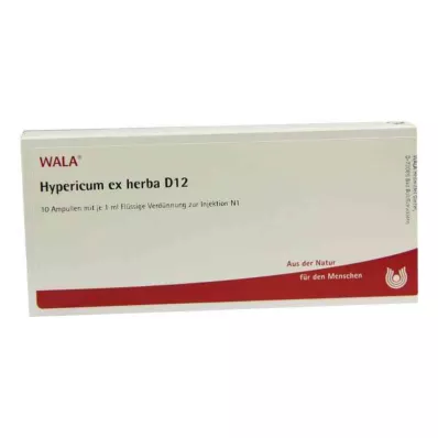 HYPERICUM EX Herba D 12 Ampollas, 10X1 ml HYPERICUM EX Herba D 12 Ampollas, 10X1 ml