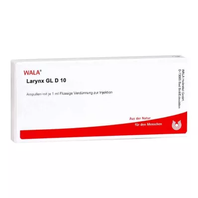 LARYNX GL D 10 ampollas, 10X1 ml