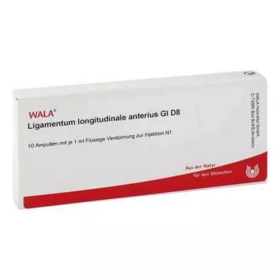 LIGAMENTUM LONGITUDINALE anterius GL D 8 ampollas, 10X1 ml
