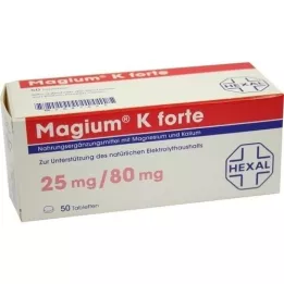 MAGIUM Comprimidos K forte, 50 unidades