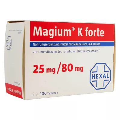 Tabletas Magium K Forte, 100 piezas