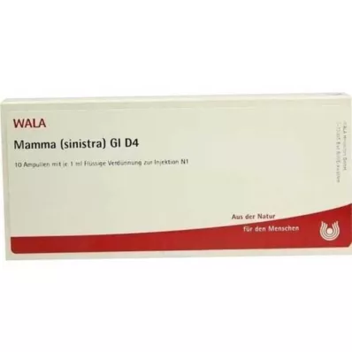MAMMA SINISTRA GL D 4 Ampollas, 10X1 ml MAMMA SINISTRA GL D 4 Ampollas, 10X1 ml
