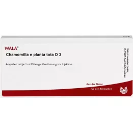 CHAMOMILLA E planta tota D 3 Ampollas, 10X1 ml