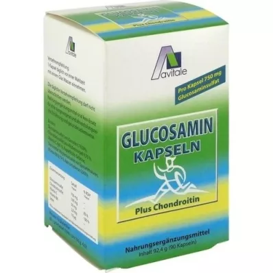GLUCOSAMIN 750 mg+cápsulas de condroitina 100 mg, 90 uds