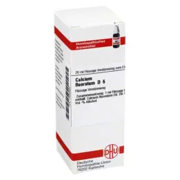 CALCIUM FLUORATUM D 6 Dilución, 20 ml
