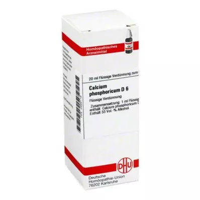 CALCIUM PHOSPHORICUM D 6 Dilución, 20 ml