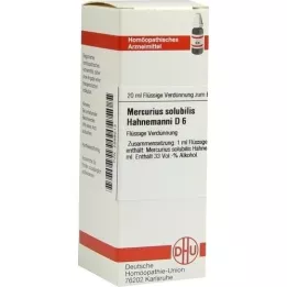 MERCURIUS SOLUBILIS Hahnemanni D 6 Dilución, 20 ml