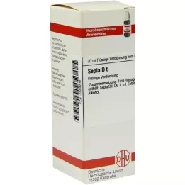 SEPIA D 6 Dilución, 20 ml