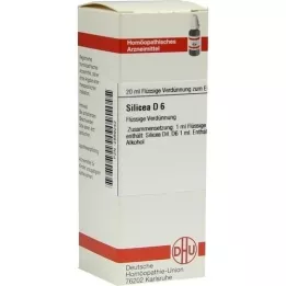 SILICEA D 6 Dilución, 20 ml