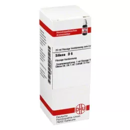 SILICEA D 6 Dilución, 20 ml