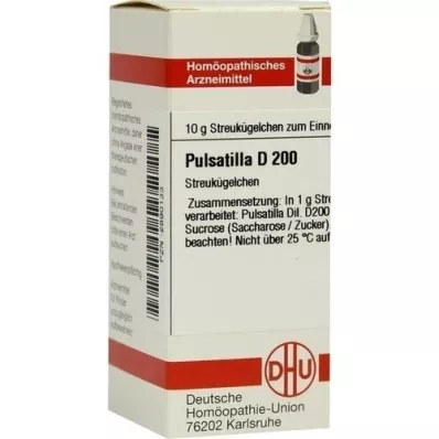 PULSATILLA D 200 glóbulos, 10 g