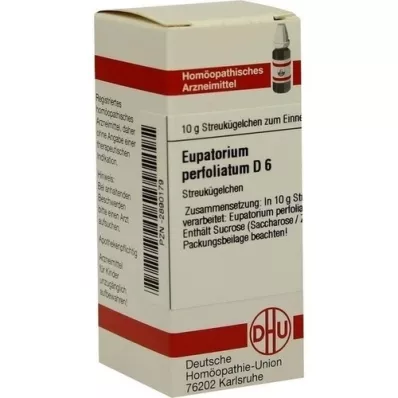 EUPATORIUM PERFOLIATUM D 6 glóbulos, 10 g