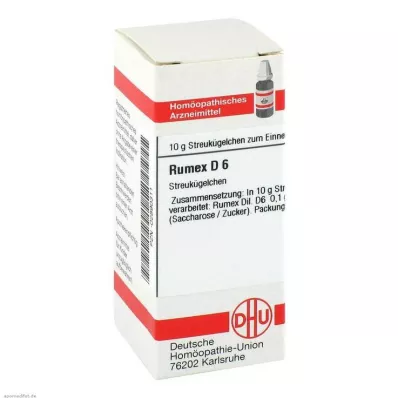 DHU Rumex D 6 glóbulos, 10 g