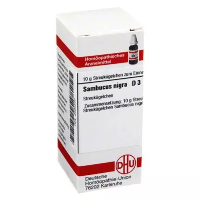 SAMBUCUS NIGRA D 3 glóbulos, 10 g SAMBUCUS NIGRA D 3 glóbulos, 10 g