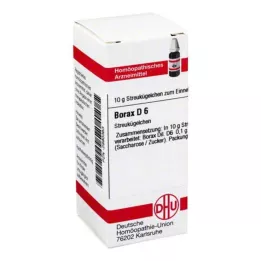 BORAX D 6 glóbulos, 10 g